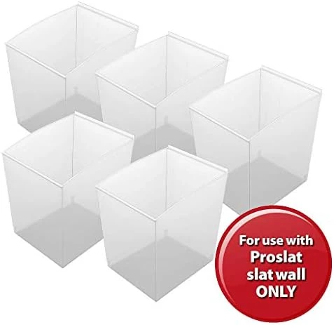 Proslat 3210 Probin Storage Bin Designed For PVC Slatwall, Small, 10-Pack 10 Proslat 3210 Probin Storage Bin Designed For PVC Slatwall, Small, 10-Pack - Image 10