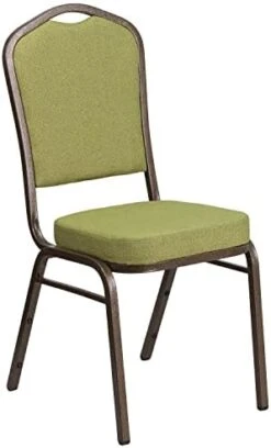 Flash Furniture HERCULES Series Crown Back Stacking Banquet Chair In Black Vinyl - Gold Vein Frame -Songmics Furniture Shop 41 OGBzX0fL. AC