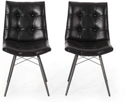 Christopher Knight Home Pineview Dining Chair, Midnight + Gun Metal -Songmics Furniture Shop 41 hsX4glyL. AC