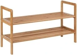 Honey-Can-Do SHO-09204 Bamboo 2-Tier Shoe Shelf -Songmics Furniture Shop 410 TwuO3BL. AC