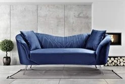 Container Furniture Direct Koger Mid Century Modern Living Room Velvet Chesterfield, Sofa And Loveseat, Fossil Grey -Songmics Furniture Shop 4104ThjnOuL. AC