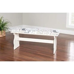 Riverbay Patio Conversation Indoor 3 Piece Kitchen Corner Nook Table Booth Bench Breakfast Dining Set In White -Songmics Furniture Shop 4109i7rKAYL