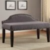 Furniture Of America Arietta 42" Accent Bench, Small, Gray