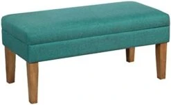 Homepop Home Decor | Upholstered Decorative Storage Ottoman Bench | Ottoman Bench With Storage For Living Room & Bedroom | Decorative Home Furniture, Navy Large 18 Homepop Home Decor | Upholstered Decorative Storage Ottoman Bench | Ottoman Bench With Storage For Living Room & Bedroom | Decorative Home Furniture, Navy Large -Songmics Furniture Shop 410RweRPZVL. AC