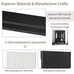 XRESLUCO ON-Trend Modern Style Multiple Functions Hallway Coat Rack With Metal Black Hooks, Entryway Bench 60" Wide Hall Tree With Ample Storage Space And 24 Shoe Cubbies -Songmics Furniture Shop 410aiJHV1fL