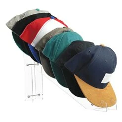 STAUBER Best Acrylic Baseball Cap Rack And Hat Storage Display Holder Stand (Clear) -Songmics Furniture Shop 410dYmc4qmL