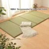 MIINA Japanese Traditional Tatami Mattress, Igusa (Rush Grass) Tatami Mat, Floor Mattress, Japanese Floor Mattress,Japanese Futon, 39"x 78"(Twin Natural)