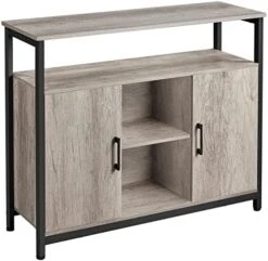 Yaheetech Sideboard, Kitchen Buffet Table, Storage Cabinet, Console Table With Two Doors And Adjustable Shelves For Kitchen Dining Living Room Entryway, Industrial Style 10 Yaheetech Sideboard, Kitchen Buffet Table, Storage Cabinet, Console Table With Two Doors And Adjustable Shelves For Kitchen Dining Living Room Entryway, Industrial Style -Songmics Furniture Shop 410oynVCLWL. AC