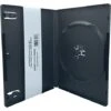 CheckOutStore (6) Premium Standard Single 1-Disc DVD Cases 14mm (Black)
