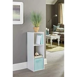 ClosetMaid Home Stackable 3-Cube Cubeicals Organizer Storage, White (2 Pack) 7 ClosetMaid Home Stackable 3-Cube Cubeicals Organizer Storage, White (2 Pack) -Songmics Furniture Shop 410ygglgIkL