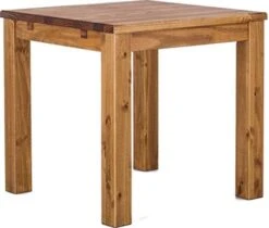 B.R.A.S.I.L.-Möbel TableChamp Dining Table Rio 31.5 X 31.5 Walnut Light Solid Wood Pine Oiled Extension Extendable -Songmics Furniture Shop 4119ZMlIfbL. AC