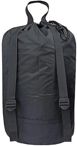 UniLiGis Washable Laundry Bag Backpack, Large Clothes Hamper Bag To Hold 4 Loads Of Laundry, 2 Strong Adjustable Shoulder Straps With Drawstring Closure For Travel, Camping Or College, Grey -Songmics Furniture Shop 411HtY6EU3L. AC