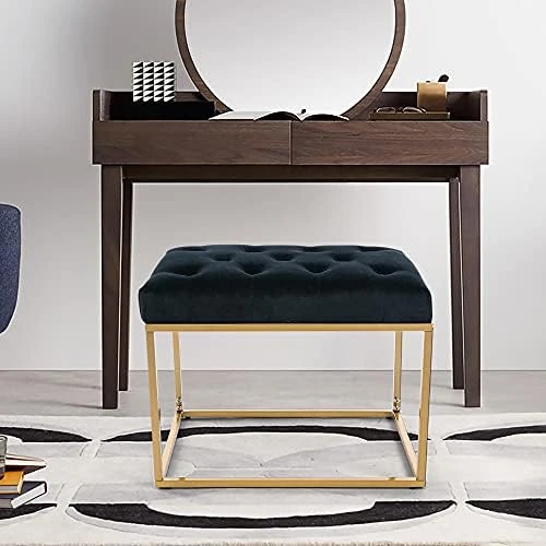 AWQM Tufted Storage Ottoman Bench,Velvet Upholstered Storage Bench With Button,Flip Top,Perfect For Living Room,Entryway,Bedroom,47.24", Light Pink 15 AWQM Tufted Storage Ottoman Bench,Velvet Upholstered Storage Bench With Button,Flip Top,Perfect For Living Room,Entryway,Bedroom,47.24", Light Pink - Image 15