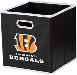 Franklin Sports NFL Storage Bins - Collapsible Cube Container + Storage Basket - NFL Office, Bedroom + Living Room Décor - 11"x11" -Songmics Furniture Shop 4126tziPfeL. AC