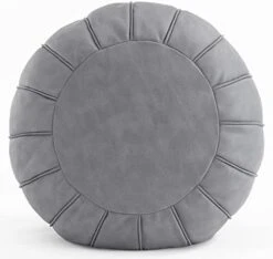 C COMFORTLAND Unstuffed Faux Suede Ottoman Pouf, Round Foot Rest Poof Ottomans, Floor Foot Stool Poufs, Bean Bag Chair Cover With Storage For Living Room, Bedroom, Or Wedding Gifts Grey 22 C COMFORTLAND Unstuffed Faux Suede Ottoman Pouf, Round Foot Rest Poof Ottomans, Floor Foot Stool Poufs, Bean Bag Chair Cover With Storage For Living Room, Bedroom, Or Wedding Gifts Grey -Songmics Furniture Shop 412X0cIuslL. AC