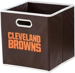Franklin Sports NFL Storage Bins - Collapsible Cube Container + Storage Basket - NFL Office, Bedroom + Living Room Décor - 11"x11" -Songmics Furniture Shop 412hdeZDXL. AC