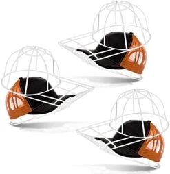 BallcapBuddy - Original And Patented Hat Cleaner, Hat Washer For Washing Machine Or Dishwasher, Cap Washer Frame For Flat & Curved Hats, 3 Pack, Black, Made In USA -Songmics Furniture Shop 413 BXU4JtL. AC