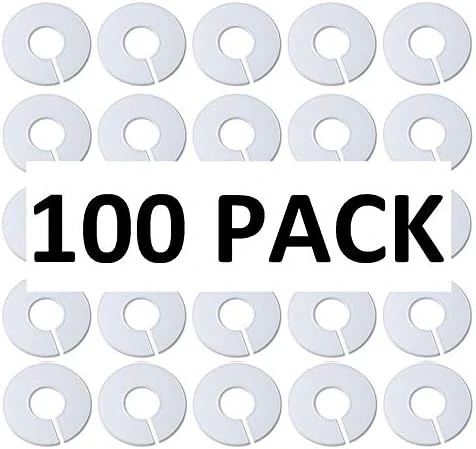 White Round Plastic Blank Rack Size Dividers - Multi-Pack (100) 6 White Round Plastic Blank Rack Size Dividers - Multi-Pack (100) - Image 6