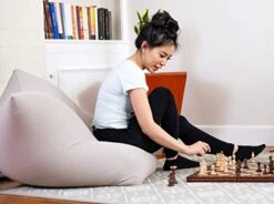 Yogibo Mini Bean Bag, Small Beanbag Chair For Kids, Teens And Adults, Great For Meditation And Sitting, Fibead Filling Conforms To Body, Washable, Removable Cover, Light Grey 18 Yogibo Mini Bean Bag, Small Beanbag Chair For Kids, Teens And Adults, Great For Meditation And Sitting, Fibead Filling Conforms To Body, Washable, Removable Cover, Light Grey -Songmics Furniture Shop 413CCVdLYTL