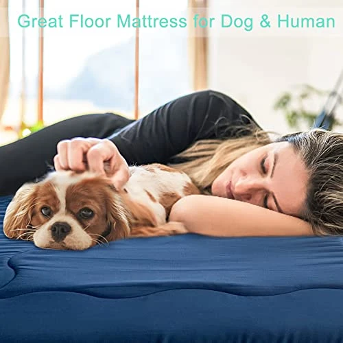 WAVV Futon Mattress-4inch Updated Japanese Floor Mattress Thicken Tatami Foldable Sleeping Roll Up Mattress With CertiPUR-US Certified Breathable Cover For Guest,Kids Floor Pad,Coffee,Camping-King 6 WAVV Futon Mattress-4inch Updated Japanese Floor Mattress Thicken Tatami Foldable Sleeping Roll Up Mattress With CertiPUR-US Certified Breathable Cover For Guest,Kids Floor Pad,Coffee,Camping-King - Image 6