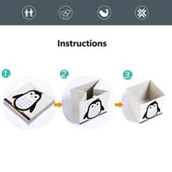 Vmotor Foldable Animal Canvas Storage Toy Box/Bin/Cube/Chest/Basket/Organizer For Kids, 13 Inch(Shark) -Songmics Furniture Shop 413OT0Ug6EL