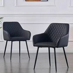 KEIVVAKN Velvet Dining Chairs Set Of 4 Green Velvet Upholstered Chairs For Dining Room Modern Tufted Dining Chair With Arms -Songmics Furniture Shop 413PAT18zeL. AC