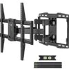 Full Motion TV Mount, USX MOUNT TV Wall Mount For Most 37-75 Inch TVs, Holds Up To 132lbs, Max VESA 600x400mm, Swivel TV Mount Bracket With Dual Articulating Arms Tilt Rotation Fits 16" Wood Stud