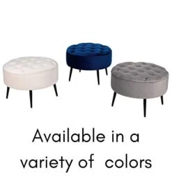 BIRDROCK HOME Tufted Round Grey Ottoman – Velvet Foot Stool – Mid Century Modern Steel Legs - Soft Compact Padded Stool - Living Room Or Bedroom – Vanity Chair - Decorative Furniture 13 BIRDROCK HOME Tufted Round Grey Ottoman – Velvet Foot Stool – Mid Century Modern Steel Legs - Soft Compact Padded Stool - Living Room Or Bedroom – Vanity Chair - Decorative Furniture -Songmics Furniture Shop 413tHaUWX2L
