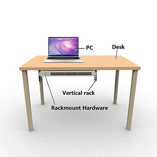 Mofangtech 1U Folding 19 Inches Cold Rolled Steel Wall Mountable Simple Vertical Rack And Networking Euipment Rack Including Hardware For Assembly(1U100 2 Mofangtech 1U Folding 19 Inches Cold Rolled Steel Wall Mountable Simple Vertical Rack And Networking Euipment Rack Including Hardware For Assembly(1U100 - Image 2