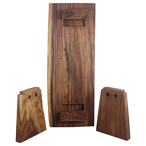 Haussmann® Wood Natural Edge Bench 48 In X 18 X 18 In H KD Walnut Oil 5 Haussmann® Wood Natural Edge Bench 48 In X 18 X 18 In H KD Walnut Oil - Image 5