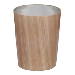 MDesign Round Metal Small 1.7 Gallon Recycle Trash Can Wastebasket, Garbage Container Bin For Bathrooms, Kitchen, Bedroom, Home Office - Durable Stainless Steel - Mirri Collection - White Marble 22 MDesign Round Metal Small 1.7 Gallon Recycle Trash Can Wastebasket, Garbage Container Bin For Bathrooms, Kitchen, Bedroom, Home Office - Durable Stainless Steel - Mirri Collection - White Marble -Songmics Furniture Shop 4142O6t2hkL