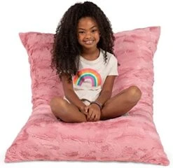 Jaxx Saxx 3.5 Floor Pillow, Premium Luxe Fur - Mountain Fox -Songmics Furniture Shop 414ATKL8I5L. AC