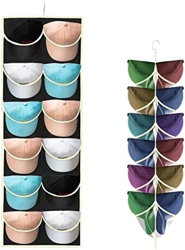 Tidy Zebra Hanging Hat Rack Organizer To Display Baseball Caps - 24 Pockets Dual Sided Hat Hanger For Ball Cap Organization & Storage Best Hat Holder For Closet Home Dorm Room Essentials (Black) 8 Tidy Zebra Hanging Hat Rack Organizer To Display Baseball Caps - 24 Pockets Dual Sided Hat Hanger For Ball Cap Organization & Storage Best Hat Holder For Closet Home Dorm Room Essentials (Black) - Image 8