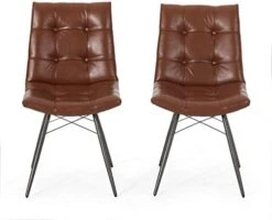 Christopher Knight Home Pineview Dining Chair, Midnight + Gun Metal -Songmics Furniture Shop 414WQmw4h6L. AC