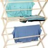 Pennsylvania Woodworks Clothes Drying Rack: Solid Maple Hard Wood Laundry Rack For Sweaters, Blouses, Lingerie & More, Durable Folding Drying Rack, Made In USA, No Assembly Needed, Large