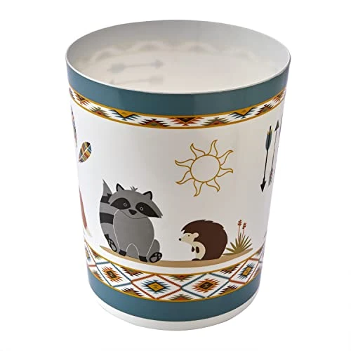 SKL Home By Saturday Knight Ltd. Forest Animals Waste Basket, Multi, Multicolor 1 SKL Home By Saturday Knight Ltd. Forest Animals Waste Basket, Multi, Multicolor