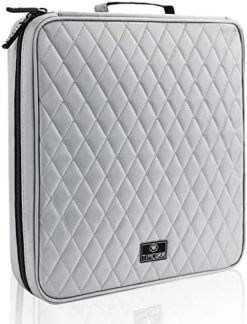 TIMCORR CD Case DVD Holder Storage: 160 Capacity DVD Cases Organizer Portable Wallet Storage - CD Plastic Protective Carrying Binder For Home Travel (Black) -Songmics Furniture Shop 414hcn8RZUL. AC