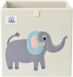 CLCROBD Foldable Animal Cube Storage Bins Fabric Toy Box/Chest/Organizer For Toddler/Kids Nursery, Playroom, 13 Inch (Triceratops) 23 CLCROBD Foldable Animal Cube Storage Bins Fabric Toy Box/Chest/Organizer For Toddler/Kids Nursery, Playroom, 13 Inch (Triceratops) -Songmics Furniture Shop 414klM Dp4L. AC