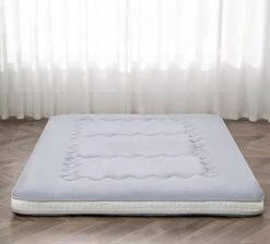 Dr.Futon Japanese Floor Futon Mattress Extra Thick Folding Roll Up Bed Topper Mat For Guest,Lounger And Tavel