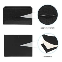 NANANARDOSO 2 Drawers Dresser, Storage Chest Organizer With Removable Fabric Bins, Small Dresser For Closet Bedside Furniture, Nursery, Living Room, Entryway Hallway, Black -Songmics Furniture Shop 414w6U7wxdL