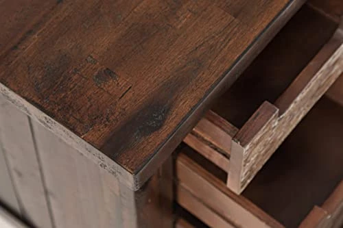 Jofran Painted Canyon End USB Charging Station Table, Power Chairside 6 Jofran Painted Canyon End USB Charging Station Table, Power Chairside - Image 6