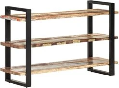 BDBHAVB Multifunctional Sideboard, Dining Sideboard, Sideboard With 3 Shelves, Strong And Sturdy Suitable For Living Room, Bedroom, Study 47.2"x15.7"x29.5" Rough Mango Wood 17 BDBHAVB Multifunctional Sideboard, Dining Sideboard, Sideboard With 3 Shelves, Strong And Sturdy Suitable For Living Room, Bedroom, Study 47.2"x15.7"x29.5" Rough Mango Wood -Songmics Furniture Shop 4151nyO8K3L. AC