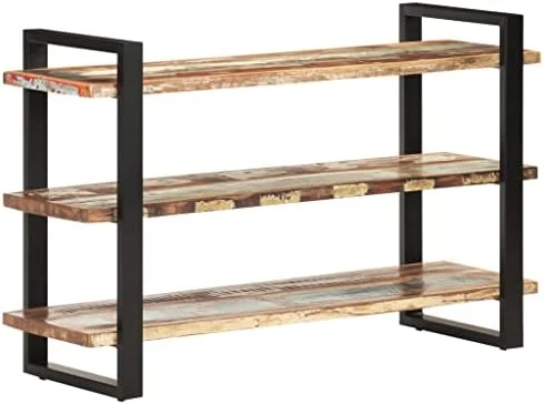 BDBHAVB Multifunctional Sideboard, Dining Sideboard, Sideboard With 3 Shelves, Strong And Sturdy Suitable For Living Room, Bedroom, Study 47.2"x15.7"x29.5" Rough Mango Wood 9 BDBHAVB Multifunctional Sideboard, Dining Sideboard, Sideboard With 3 Shelves, Strong And Sturdy Suitable For Living Room, Bedroom, Study 47.2"x15.7"x29.5" Rough Mango Wood - Image 9