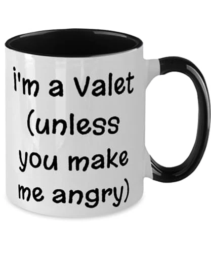 GENERIC Nice Valet Two Tone 11oz Mug, I'm A Valet (unless You Make Me Angry), Perfect Cup For Friends From Boss, Gift Ideas For Colleagues, Christmas Gifts For Colleagues, Secret Santa Gifts For Colleagues, 2 GENERIC Nice Valet Two Tone 11oz Mug, I'm A Valet (unless You Make Me Angry), Perfect Cup For Friends From Boss, Gift Ideas For Colleagues, Christmas Gifts For Colleagues, Secret Santa Gifts For Colleagues, - Image 2