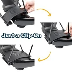 CyclingDeal Shoe Rack Hanger Compatible With Peloton Bike & Bike+ ONLY Shoe Holder - Holds 2 Pairs Of Cycling Shoes -Songmics Furniture Shop 415G7NXPRzL