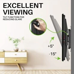 USX MOUNT UL Listed Full Motion TV Wall Mount For 37"-90" TVs, Pre-Assembled TV Mount Fits 16", 24" Wood Studs, Universal With Swivel And Tilt TV Bracket Up To VESA 600x400mm, 150lbs -Songmics Furniture Shop 415iBvOfeNL