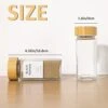 FavorFlavor 12 Pcs Spice Jars With Label, Thickened Glass Seasoning Jars With Bamboo Lids, Airtight Sealing Seasoning Bottles With Silicone Funnel For Easy Refilling, Spice Jars With Shaker Lids