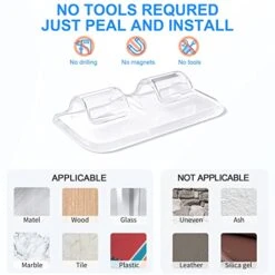 Hooks For Outdoor String Lights Clips: 25Pcs Heavy Duty Cable Clip With Waterproof Adhesive Strips For Hanging Christmas Light - Outside UV-Resistant Clear Cord Holders Outdoors Rope Organizer -Songmics Furniture Shop 415tJVDwo1L