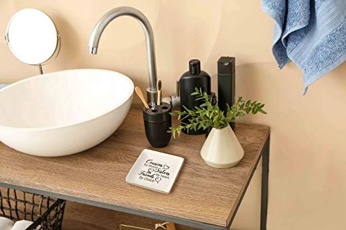 Topthink Cousins By Blood,Sisters By Heart,Friends By Choice – Ceramic Jewelry Holder Ring Dish Trinket Tray – Birthday Christmas Graduation Wedding Gifts For Cousin,Women,Girls,Her 5 Topthink Cousins By Blood,Sisters By Heart,Friends By Choice – Ceramic Jewelry Holder Ring Dish Trinket Tray – Birthday Christmas Graduation Wedding Gifts For Cousin,Women,Girls,Her - Image 5