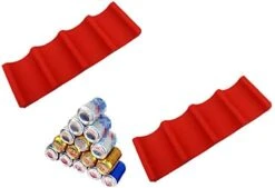 2Pcs Bottle Stacking Mat Can Stacker Kitchen Cabinet And Fridge Storage Rack Wine Bottles Holder -Songmics Furniture Shop 4161J9aPxL. AC